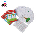 high quality double-sided full color printed round corner flash card printing